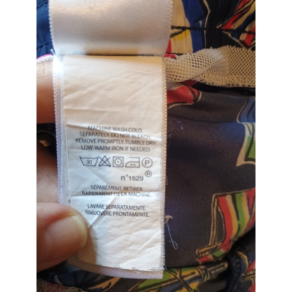 NWT Polo Golf Ralph Lauren Umbrella Swim Trunks Colorful Navy, Sz Small READ - Picture 12 of 12